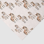 Schattigee baby paarden tissuepapier (Detail)