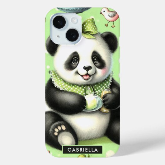 Schattigee Baby Panda Case-Mate iPhone Case (Achterkant)