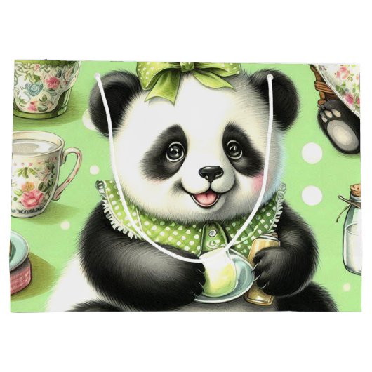  Schattigee Baby Panda Groot Cadeauzakje (Achterkant)