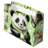 Schattigee Baby Panda Groot Cadeauzakje (Voorkant Gekanteld)