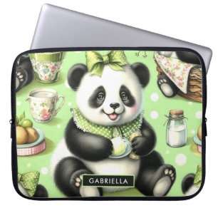 Schattigee Baby Panda Laptop Sleeve