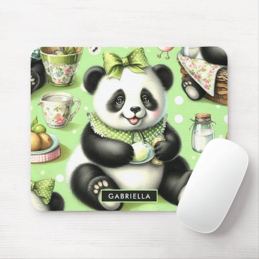  Schattigee Baby Panda Muismat (Met muis)