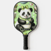  Schattigee Baby Panda Pickleball Paddle (Voorkant)