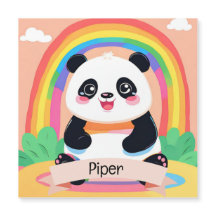 Schattigee Baby Panda Rainbow