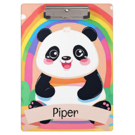 Schattigee Baby Panda Rainbow Klembord
