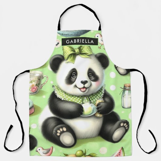 Schattigee Baby Panda Schort (Voorkant)