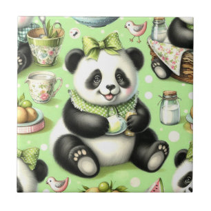 Schattigee Baby Panda Tegeltje