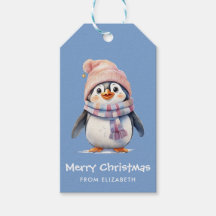 Schattigee Baby Penguin Fun kerstvakantie