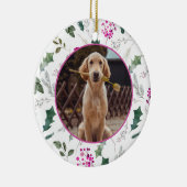 Schattigee Baby Pet Eerste Kerstfoto Ornament (Rechts)