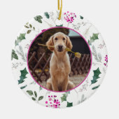 Schattigee Baby Pet Eerste Kerstfoto Ornament (Voorkant)