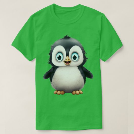 Schattigee baby pinguïn 3 t-shirt (Design voorkant)