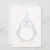 Schattigee Baby pinguïn verjaardag Kaart (Achterkant)