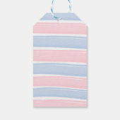 Schattigee Baby Pinguïn Winter Geslacht onthullen Cadeaulabel (Achterkant)