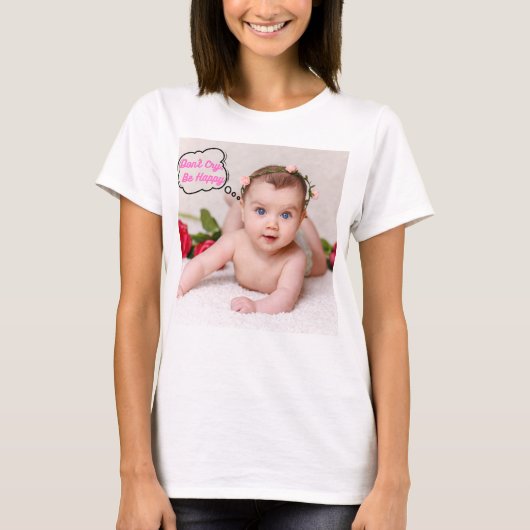 Schattigee baby premium customize klassieke T-shir T-shirt (Voorkant)