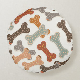 Schattigee Baby Puppy (husky) Ronde Kussens