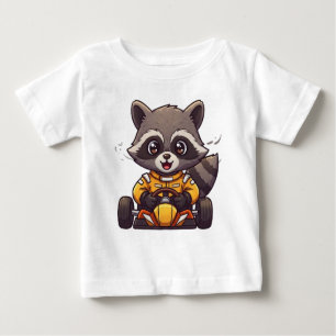 Schattigee Baby Raccoon Race autocoureur
