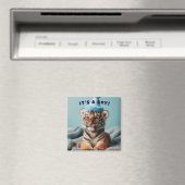 Schattigee Baby Reveal Boy Blue Baby Tiger Magneet (Insitu (Vaatwasser))