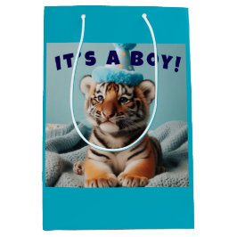 Schattigee Baby Reveal Boy Blue Baby Tiger Medium Cadeauzakje
