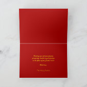 Schattigee Baby Slang Chinees Nieuwjaar 2025 met t Feestdagen Kaart (Binnen)