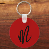 Schattigee Baby Slang Chinees Nieuwjaar Monogram R Sleutelhanger (Achterkant)