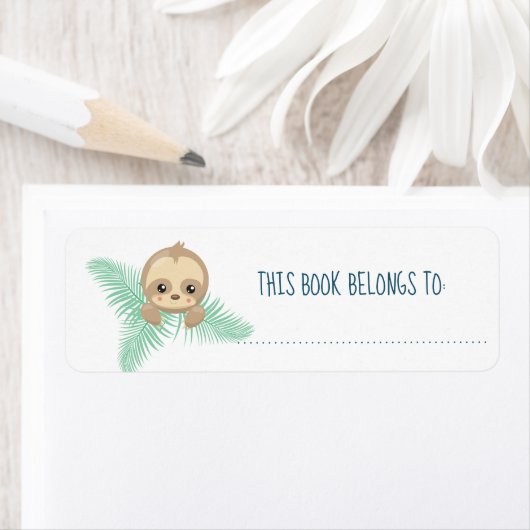 Schattigee Baby Sloth Dit boek is van Label Sticke (Insitu)