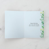 Schattigee Baby Sloth Happy 1st Birthday Wenskaart Kaart (Binnen)