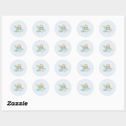 Schattigee Baby Sloth Verjaardagsfeestje Stickers (Vel)