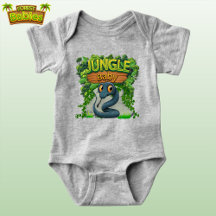 Schattigee Baby Snake grillige Wildlife Character 