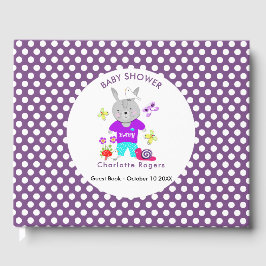 Schattigee Baby Speelgoed Bunny Rabbit Baby shower Gastenboek