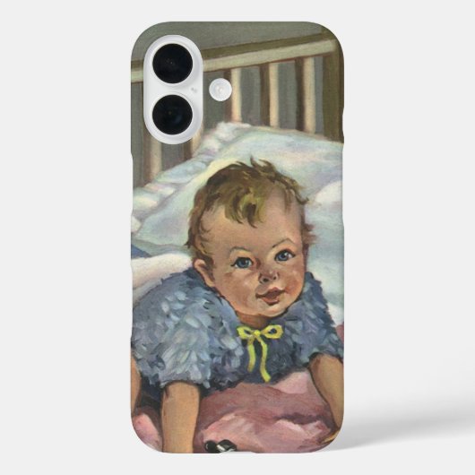 Schattigee Baby Spelen in Wieg, Kind Nap Time Case-Mate iPhone Case (Achterkant)