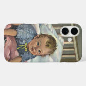 Schattigee Baby Spelen in Wieg, Kind Nap Time Case-Mate iPhone Case (Achterkant (horizontaal))