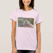  Schattigee Baby Spelen in Wieg, Kind Nap Time T-shirt (Voorkant)
