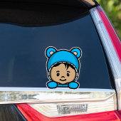 Schattigee Baby Sticker voor auto