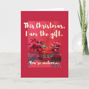 Schattigee Baby Sulcata schildpad in poinsettia ma Kaart