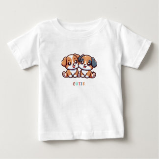 SCHATTIGEE BABY T SHIRT PUPPIES