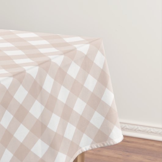 Schattigee Baby Thanksgiving Gingham Pattern Tafelkleed (Voorbeeld)