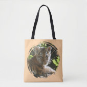 Schattigee Baby Tiger Canvas tas (Voorkant)