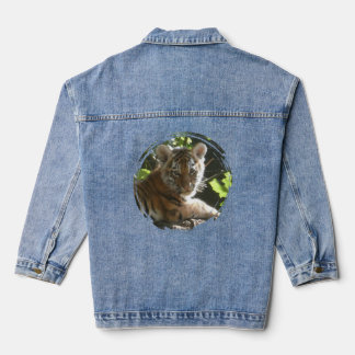 Schattigee Baby Tiger Denim Jacket