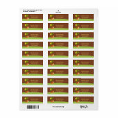 Schattigee Baby Tiger retour adreslabel Etiket (Full Sheet)