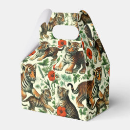 Schattigee  Baby Tijger Naadloos Bedankdoosjes