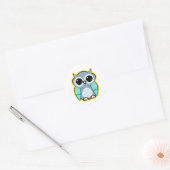 Schattigee Baby Uil Cartoon Sticker (Envelop)