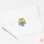 Schattigee Baby Uil Cartoon Sticker (Envelop)