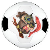 Schattigee Baby Uil In Kerst Pet Voetbal Gift (Gedraaid)