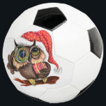 Schattigee Baby Uil In Kerst Pet Voetbal Gift<br><div class="desc">Voetbal met Schattigee Baby Uil In Christmas Pet en Gift - Cartoon Bird Painting Funny Collectie - Kies / Voeg uw unieke tekst / naam / kleur - Maak uw speciale Voetballen Gift - Formaat wijzigen en verplaatsen of verwijderen / toevoegen elementen - afbeelding / tekst met aanpassingstool. Schilderen en...</div>