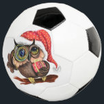 Schattigee Baby Uil In Kerst Pet Voetbal Gift<br><div class="desc">Voetbal met Schattigee Baby Uil In Christmas Pet en Gift - Cartoon Bird Painting Funny Collectie - Kies / Voeg uw unieke tekst / naam / kleur - Maak uw speciale Voetballen Gift - Formaat wijzigen en verplaatsen of verwijderen / toevoegen elementen - afbeelding / tekst met aanpassingstool. Schilderen en...</div>