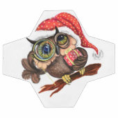 Schattigee Baby Uil In Kerst Pet Voetbal Gift (Enkel)