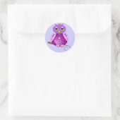 Schattigee baby uil sticker (Tas)