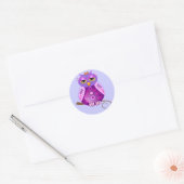 Schattigee baby uil sticker (Envelop)