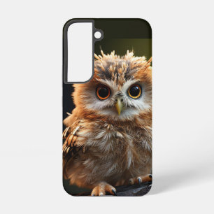 Schattigee Baby Uil Vogel Natuur Dierlijke Humor A Samsung Galaxy Hoesje