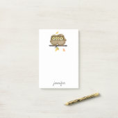 Schattigee Baby uilen Post it Notes (Op bureau)